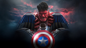 Captain America A Brave New World Origins Of Power, captain-america-brave-new-world, superheroes, artwork, art, digital-art, captain-america, artist, anthony-mackie, red-hulk HD wallpaper