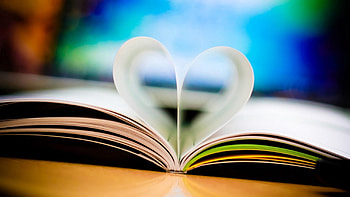 Fantasy, Leaves, Love, Form, Heart, Book HD wallpaper