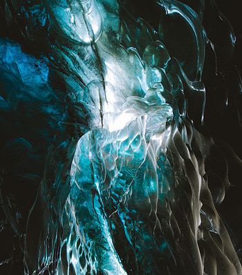 Nature, Ice, Structure, Cave, Glacier HD phone wallpaper