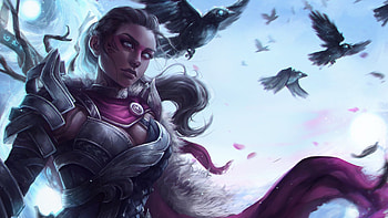 Guild Wars 2, Woman warrior HD wallpaper