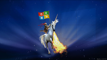 02. Riding and breathing fire… Ninja Cat & Fire Breathing Unicorn | 10 Cool Windows Ninja Cat HD wallpaper