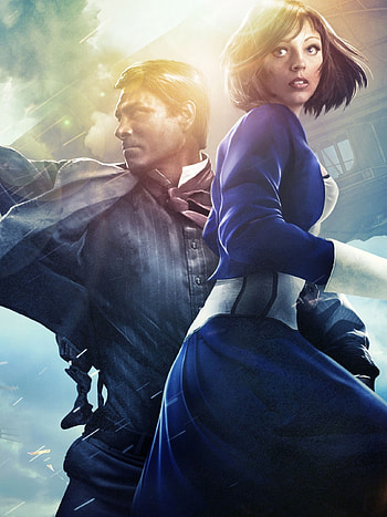 Booker and Elizabeth, BioShock HD phone wallpaper
