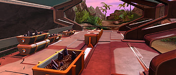 Dranuur Colony Fleet Holding3, STO, base, Dranuur Colony, walkway HD wallpaper