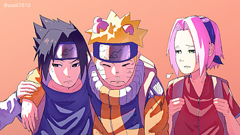 Naruto Trio: Sakura, Naruto & Sasuke Anime, Sakura Haruno, Naruto Uzumaki, Sasuke Uchiha, Anime, Naruto, Naruto & Sasuke HD wallpaper