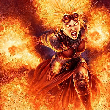 Chandra Nalaar, girl, digital art, elements, burning, fiery, adventure, action, fantasy, cg, angry, fire, female HD wallpaper