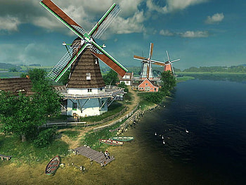 Wind Mills, cool HD wallpaper