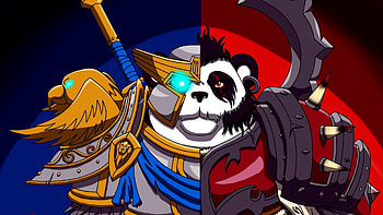 world of warcraft, wow, alliance and horde, panda HD wallpaper