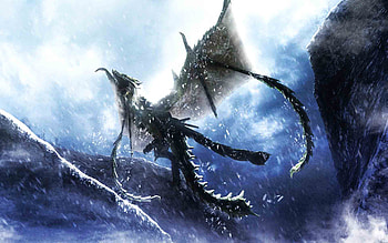Doragyurosu, beru, pc, game, frontier, monster hunter, ice HD wallpaper
