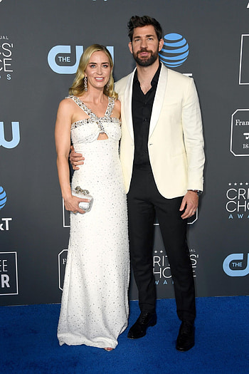 Critics Choice Awards 2019, Emily Blunt and John Krasinski HD phone wallpaper