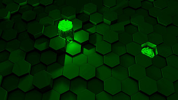 3D, Volume, Honeycomb HD wallpaper