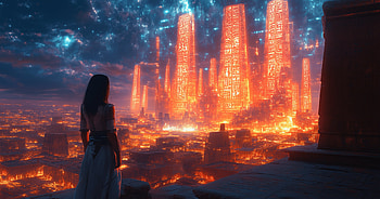 AI Art, woman HD wallpaper