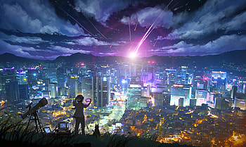Perfect Shoot Of A Shooting Star , artist, artwork, digital-art, artstation HD wallpaper
