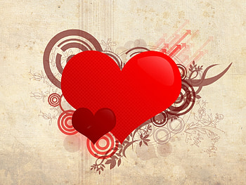 Abstract, Hearts, Love, Valentine's Day HD wallpaper