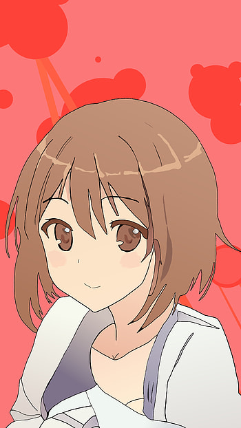 brown eyes, brown hair, Anime, Original HD phone wallpaper