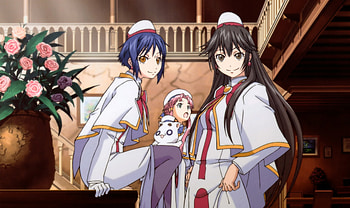 Aika and others, akari, anime, aria, aika HD wallpaper