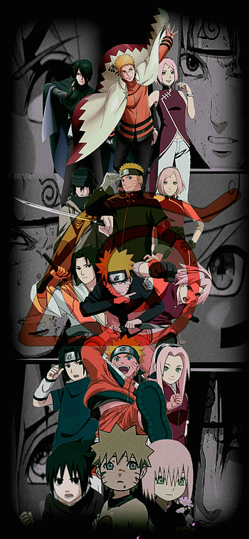Time7, naruto, sasuke, sakura, mangá, anime HD phone wallpaper