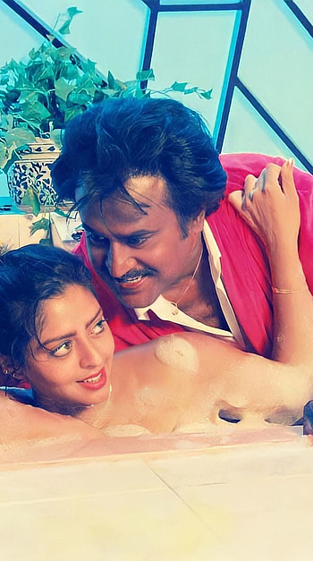 Basha, nagma, rajinikanth HD phone wallpaper