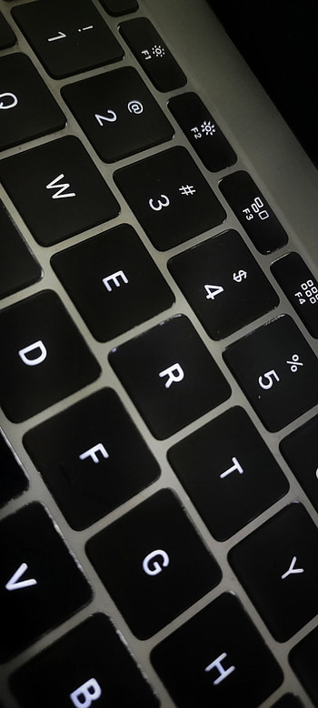 Laptop, apple, keyboard, office equipment, peripheral, technology, mac HD phone wallpaper