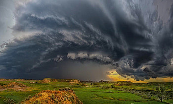 Tornado, clouds, nature, amazing, storm HD wallpaper