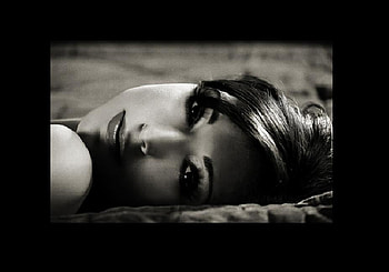 PORTRAIT, graphy, face, bw, woman HD wallpaper