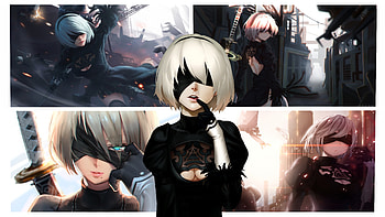 Video game, 2b, Nier: automata HD wallpaper