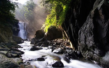 Nei-Dong waterfall, waterfalls, nature HD wallpaper
