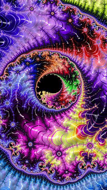 Fractal Art Trippy Psychedelic Background for Smart, Abstract, fractal HD phone wallpaper