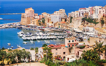 Castellammare del Golfo, Scenic bay, Mediterranean summer, Tranquil Sicilian gem HD wallpaper
