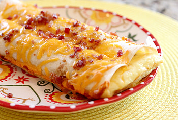 Enchiladas, egg, bread, food HD wallpaper