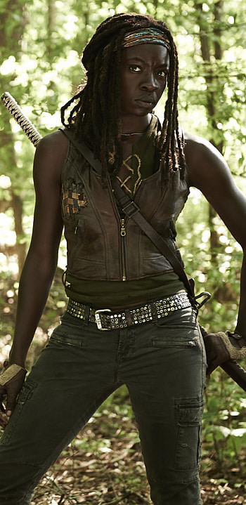 Danai Gurira, The Walking Dead, Michonne, Movies HD phone wallpaper