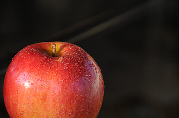 Food, Apple, Drops, Sweet HD wallpaper