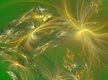 Green, color palette, stars, yellow HD wallpaper
