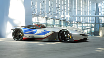 2024 Skoda Vision Gran Turismo Concept, car, Skoda, Skoda Vision GT HD wallpaper