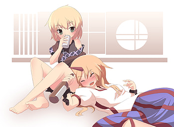 cute girls, cute, girls, anime, pretty HD wallpaper
