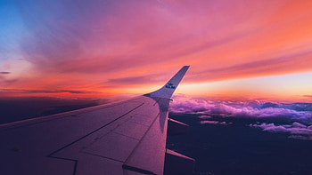 View Outside Airplane, airplane, planes, wing, graphy HD wallpaper