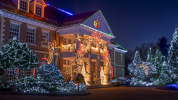 House decorations, Christmas Village HD wallpaper