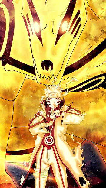 Kurama (Anime), Naruto Uzumaki's partner, Anime , Captivating visuals HD phone wallpaper
