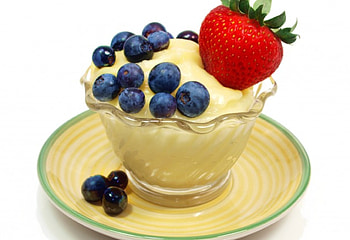 *** Delicious Dessert ***, deser, budyn, owoce, jedzenie HD wallpaper