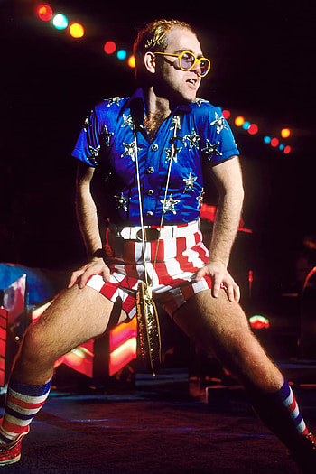 Madison Square Garden 1976, Elton John HD phone wallpaper