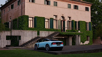 Ferrari Luce — Convertible, Vehicle, Sports Car, Blue Car HD wallpaper