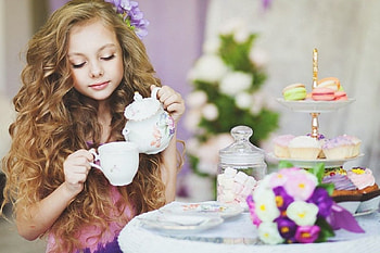 Girl, cute, flowers, graphy HD wallpaper
