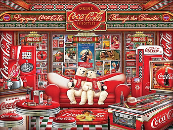 Enjoying Coca Cola Through the Decades, bears, cola, red, drink HD wallpaper