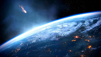 Meteor , cosmic backgrounds, Celestial art, Astral wonders HD wallpaper