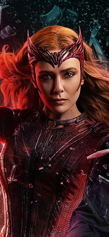 Wanda, red, beauty, Doctor_Strange, Marvels, girl, super_Hero, Avengers HD phone wallpaper
