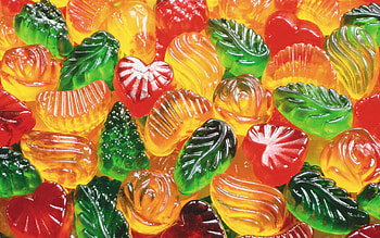 Candy-coated happiness, Vibrant candy display, Sugary temptation, Sweet tooth's paradise HD wallpaper