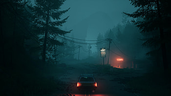 Mysterious Pacific Drive Game Road -, video game, Pacific Drive, road HD wallpaper
