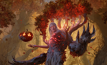 Wrenn and Seven, wrenn, bram sels, art, orange, halloween, seven, fantasy, red, pumpkin, fire HD wallpaper