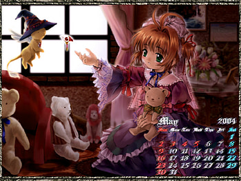 Sakura & Kero, card, card captor sakura, captor, sakura HD wallpaper