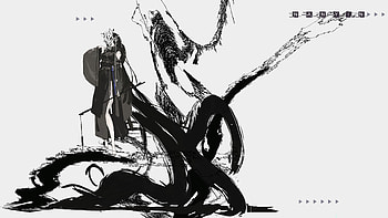 [Tower of Fantasy] Nan Yin Light, ink, light, anime girl, video game, Tower of Fantasy HD wallpaper