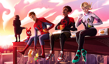 SpiderMan Into The Spider Verse New Artwork , spiderman-into-the-spider-verse, superheroes, artwork, artist, digital-art, behance HD wallpaper